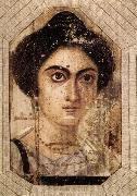 unknow artist Funerary Portrait of Womane from El Fayum Germany oil painting artist